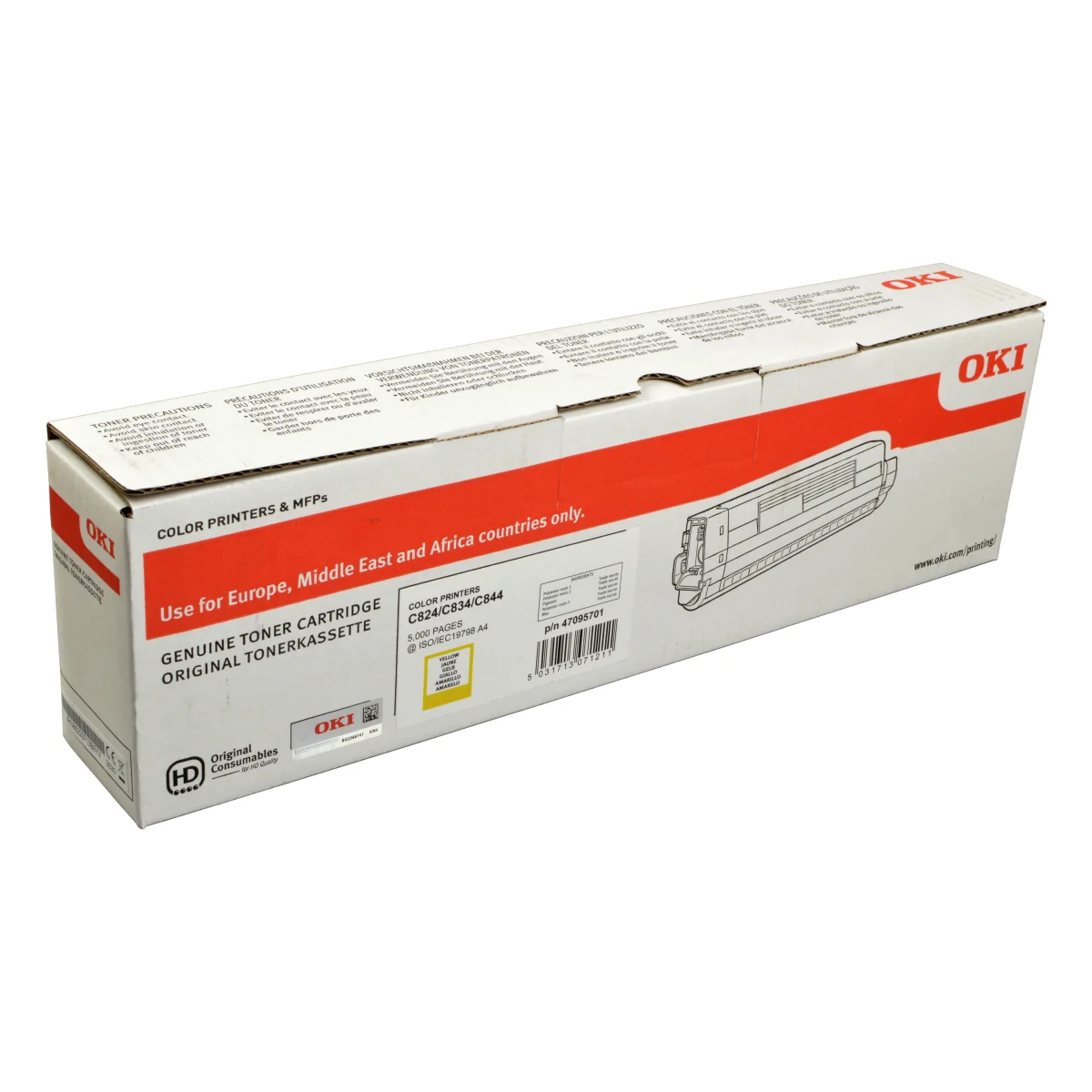 Oki Toner 47095701 yellow