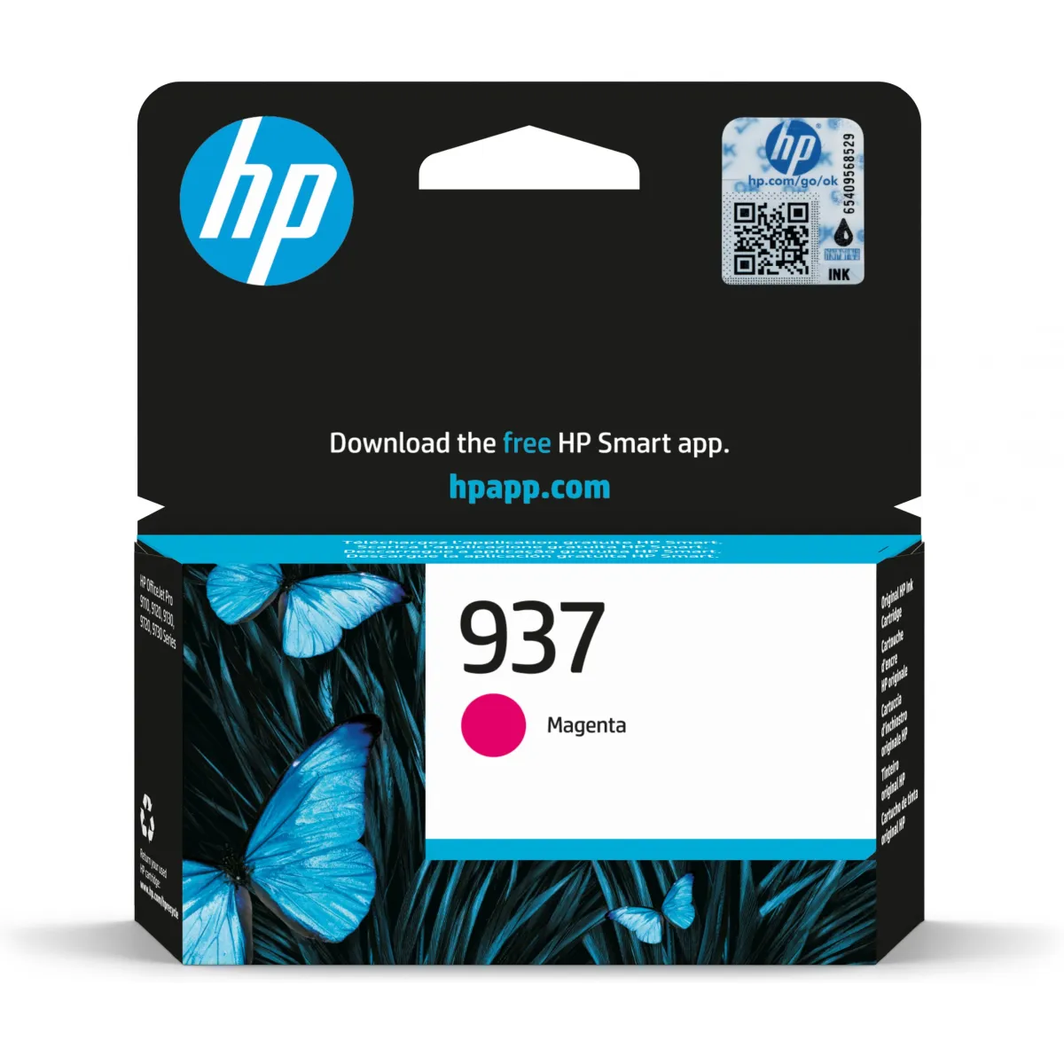 Druckerpatrone HP 937 magenta 800 Seiten (4S6W3NE)