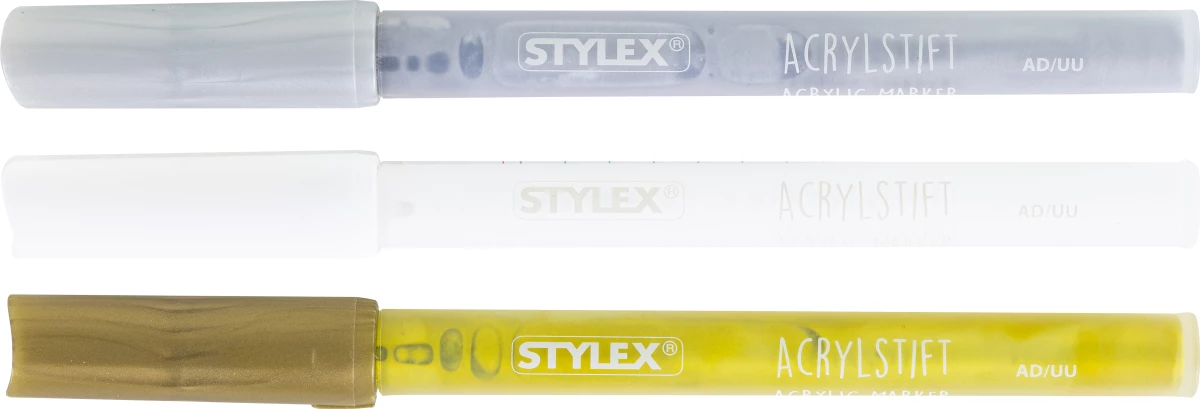 Stylex Acrylstifte, 3 Stück