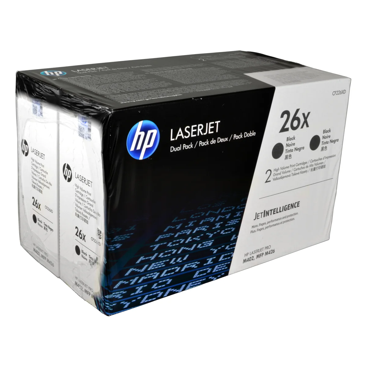 2 HP Toner CF226XD 26X Doppelpack schwarz