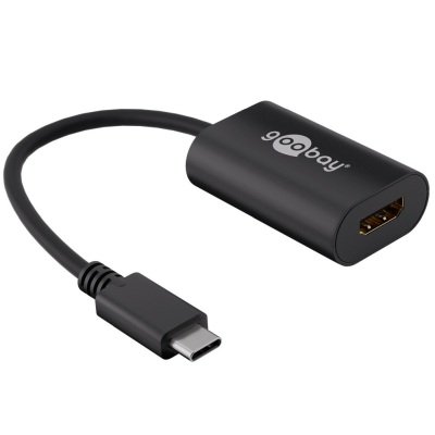 Goobay USB-C™-Adapter HDMI 4k60Hz, schwarz