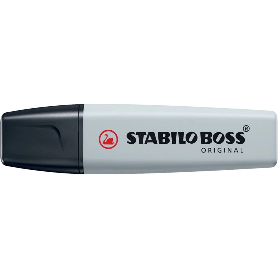 STABILO Textmarker - BOSS ORIGINAL Pastel - Einzelstift - seidengrau