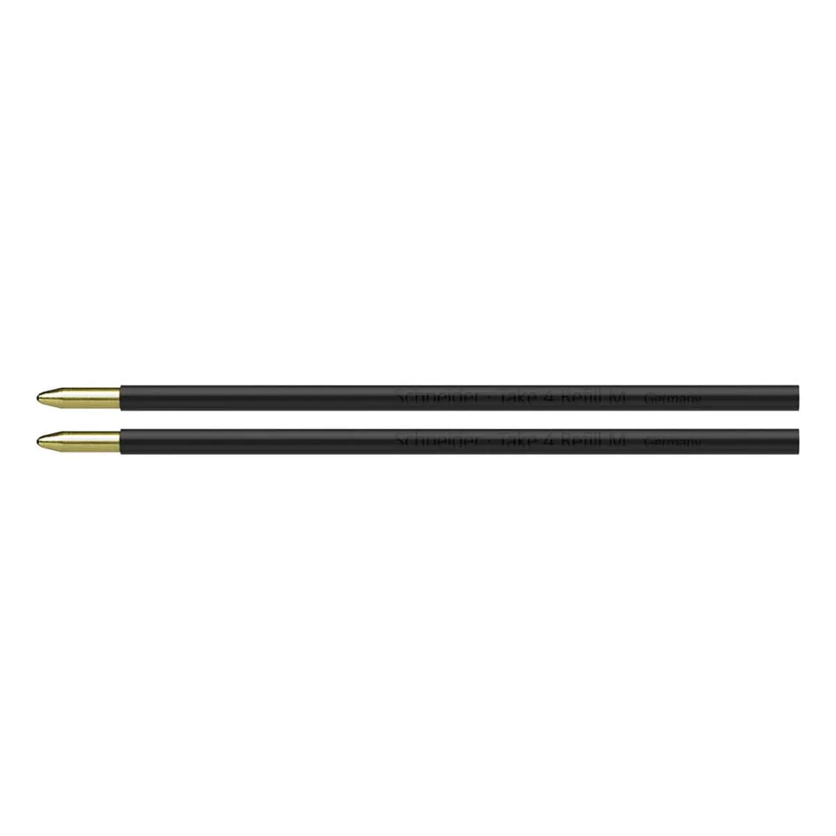 Schneider Kugelschreibermine Take 4 Refill - M, schwarz (dokumentenecht), 2 Stück