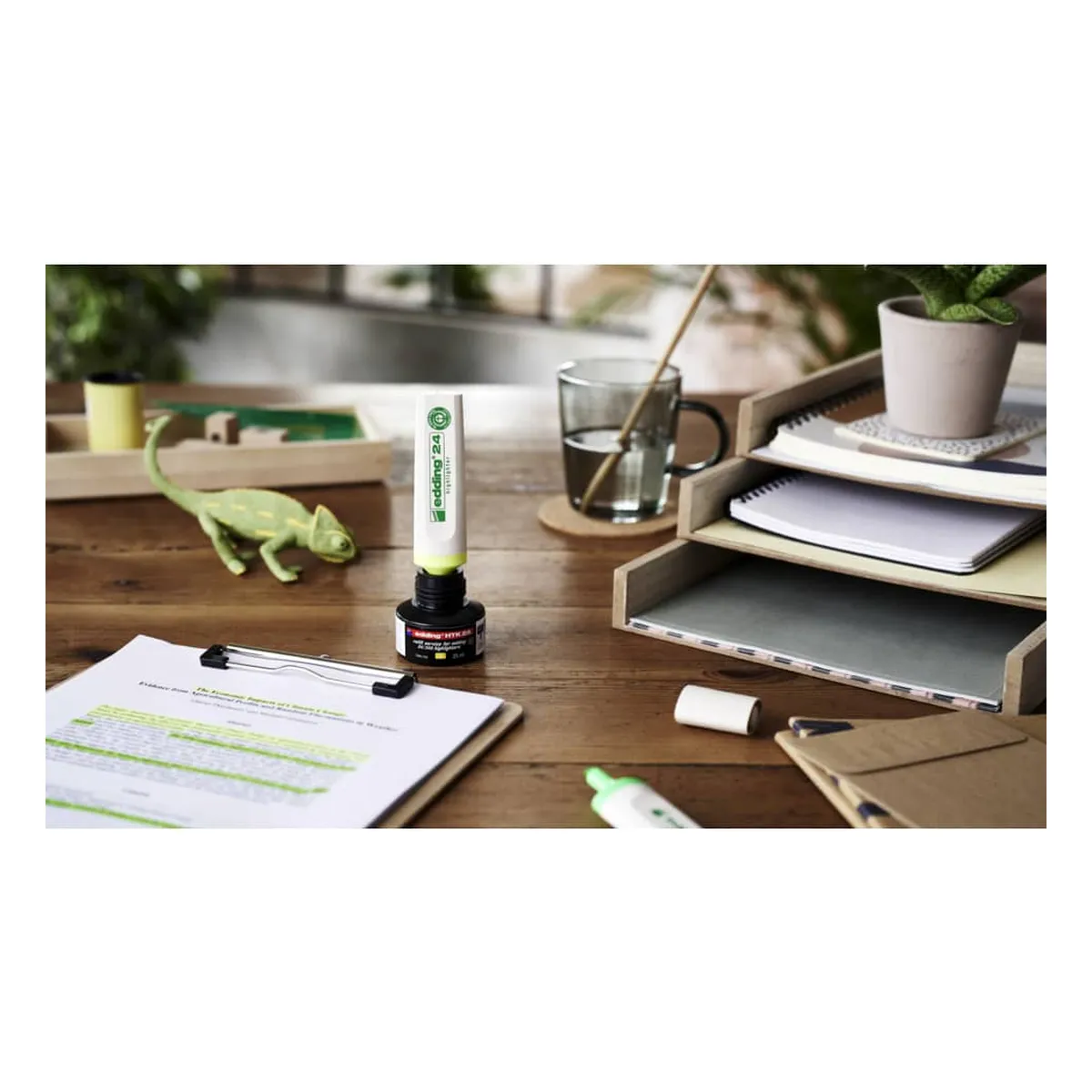 Edding 24 EcoLine Textmarker - nachfüllbar, pastellrosa