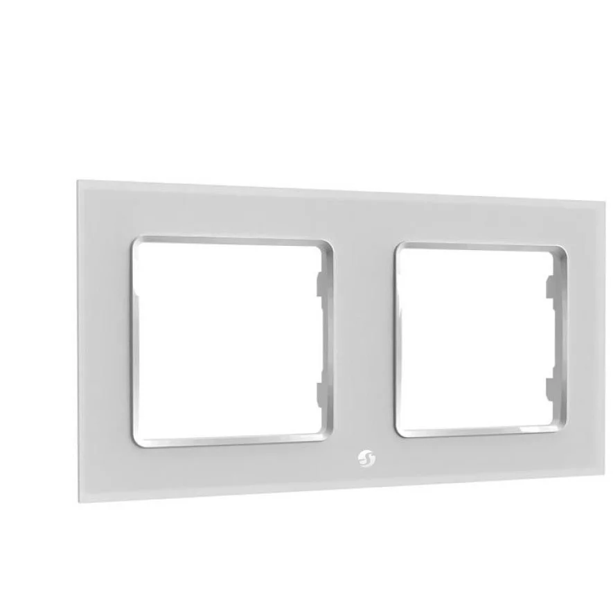 Home Shelly Accessories “Wall Frame 2“ Wandtaster Rahmen 2-fach Weiß