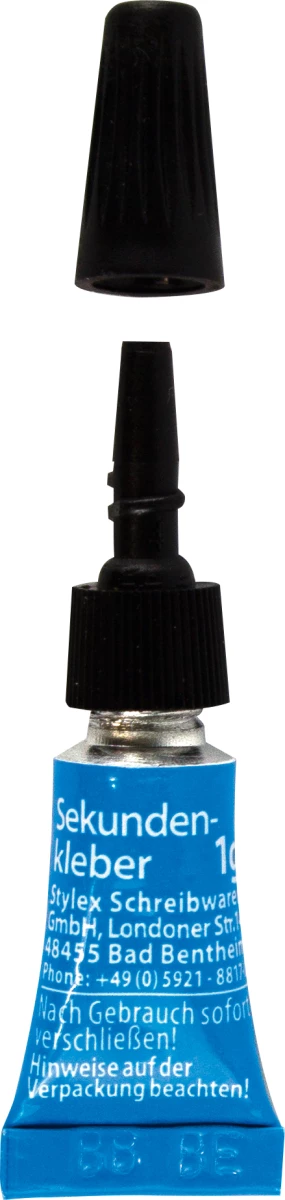 Stylex Sekundenkleber Gel, 3 Tuben á 1 g