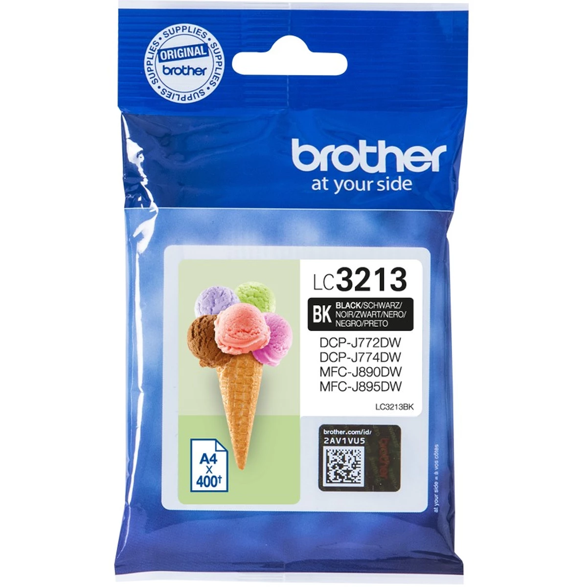Druckerpatrone Brother LC-3213BK schwarz 400 Seiten