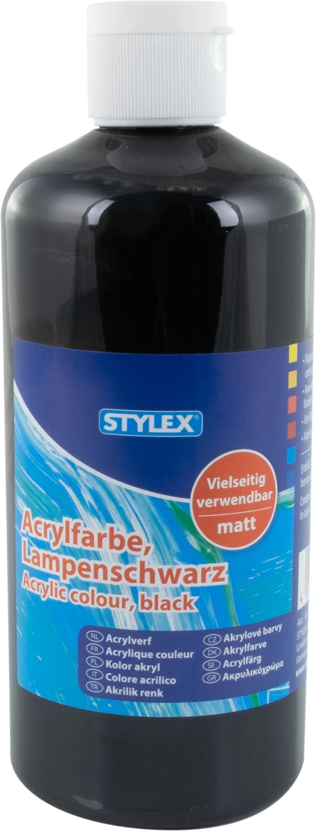 Stylex Acrylfarbe, 500 ml, titanweiß