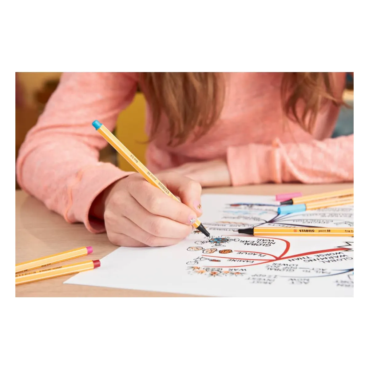 STABILO® Fineliner - point 88 - schwarz 