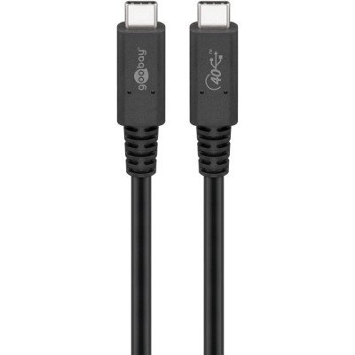 Goobay USB-C™-Kabel USB4™ Generation 3x2, 1 m