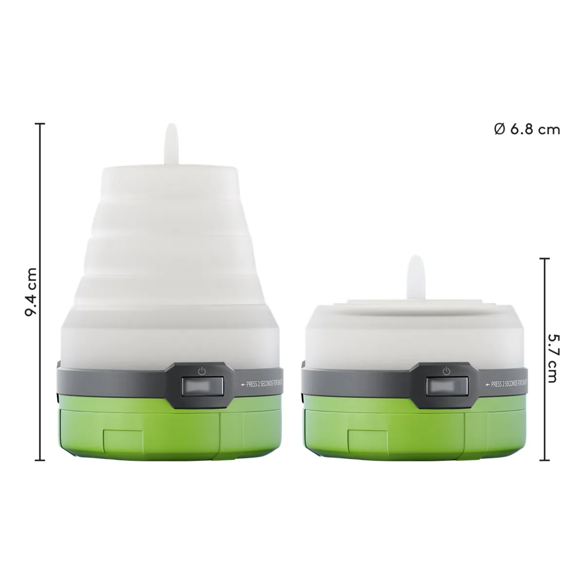 Goobay LED-Campingleuchte, 3-in-1, faltbar