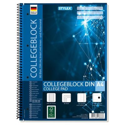 Collegeblock Spirale DIN A4 liniert