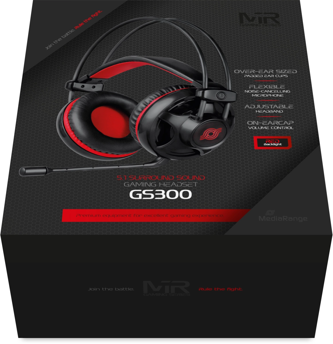 MediaRange 5.1 Surround Sound Gaming-Headset