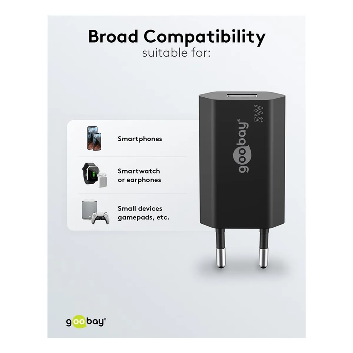 Goobay USB-Ladegerät 1 A