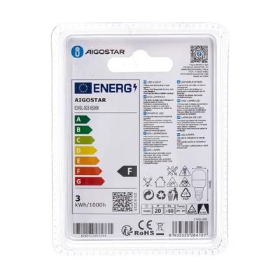Aigostar Mini LED 'T26', 2.5W, E14