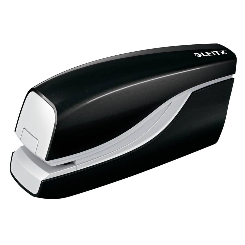 Leitz Elektrisches Heftgerät WOW - 10 Blatt, schwarz metallic