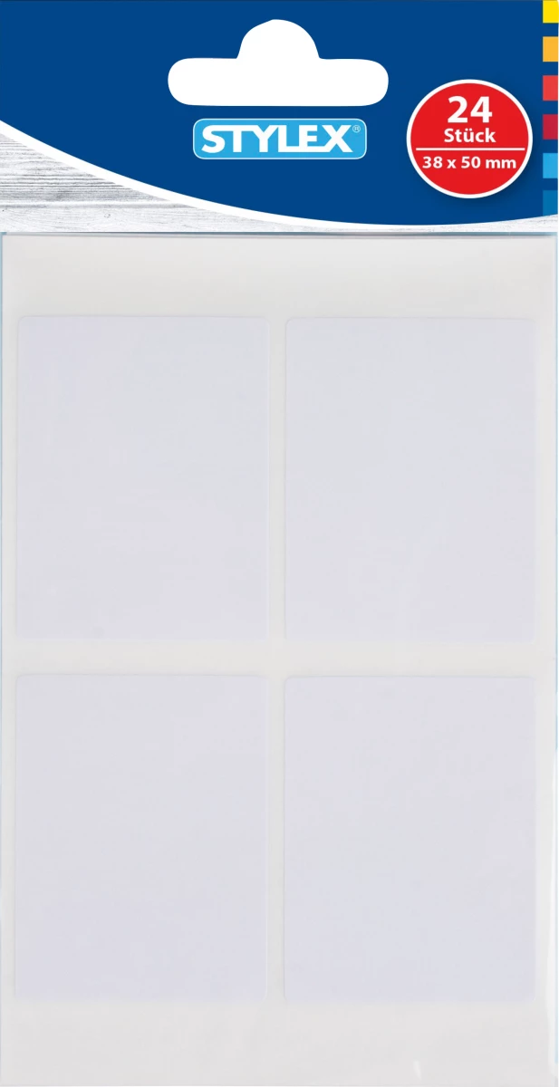 Stylex Vielzweck-Etiketten, 38 x 50 mm, 24 Stück