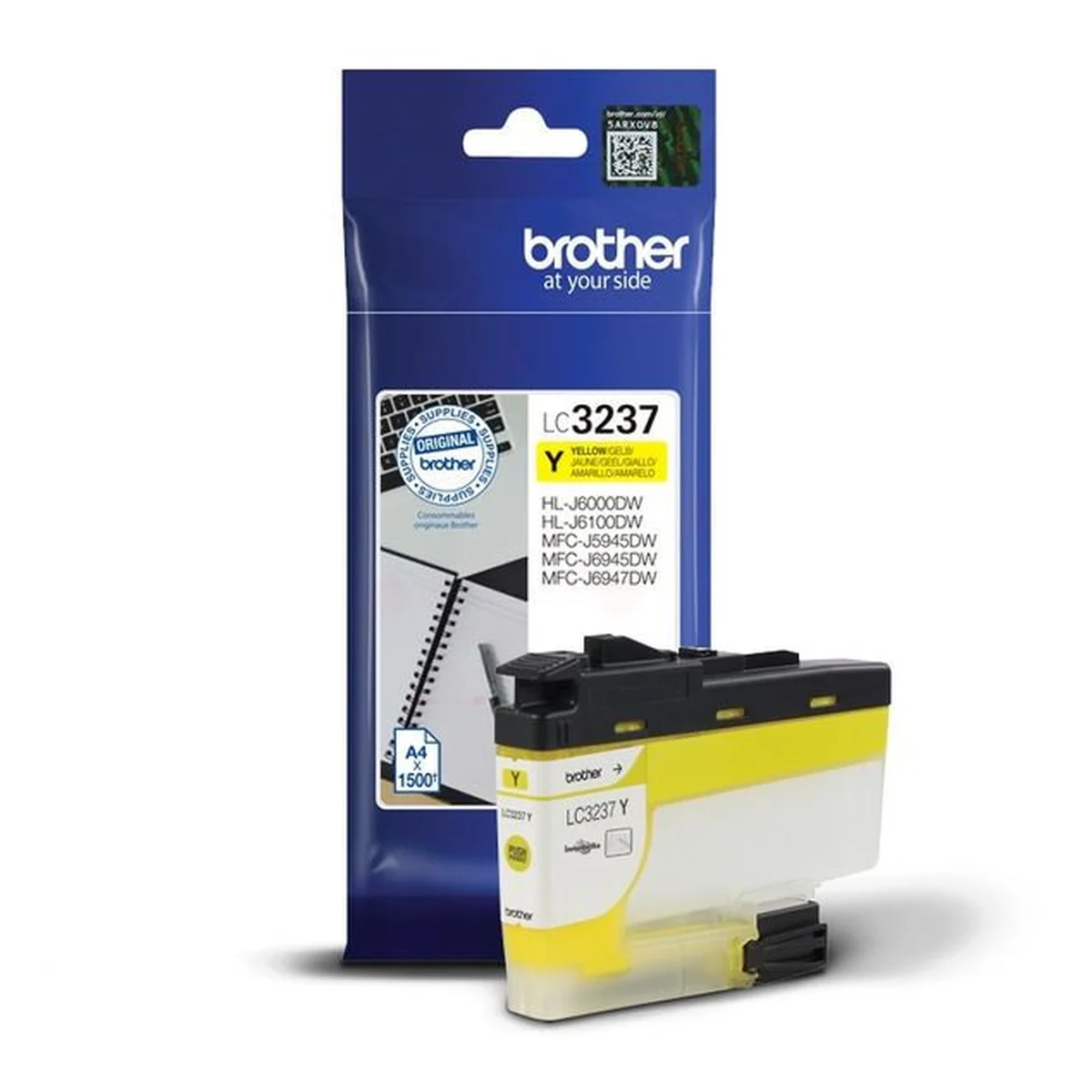 Druckerpatrone Brother LC-3237Y gelb 1.500 Seiten