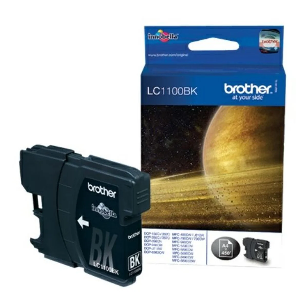 Druckerpatrone Brother LC-1100BK schwarz 12,5 ml | 450 Seiten