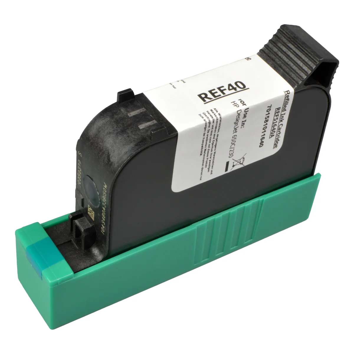 HP 40 - alternative Patrone 'schwarz' 45 ml | 1.120 Seiten - Digital Revolution