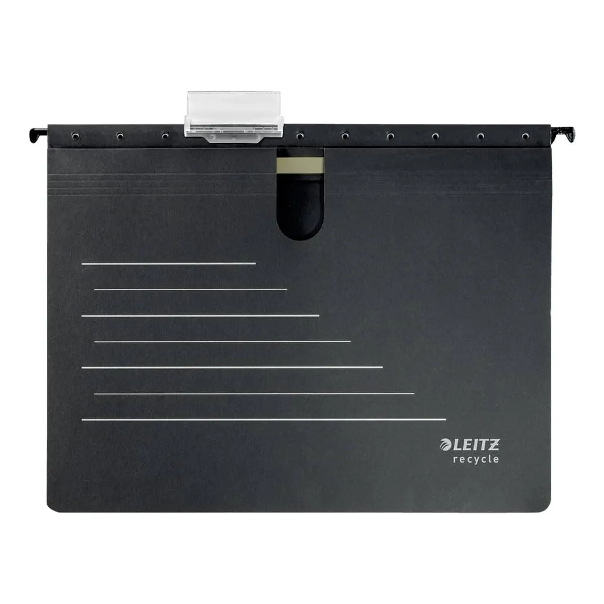 Leitz Hängehefter Alpha® Recycle - kfm. Heftung, Karton (RC), schwarz