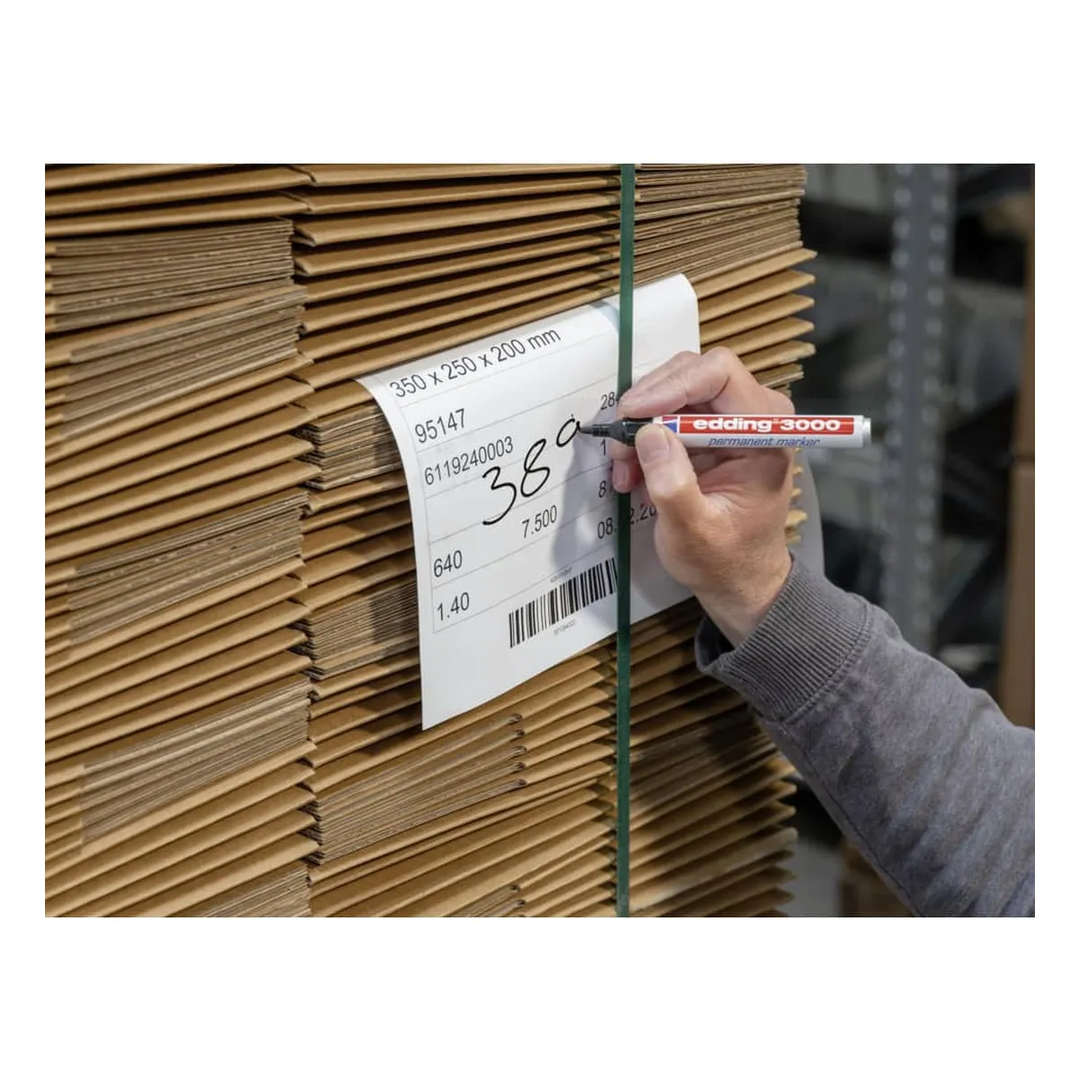 Edding 3000 Permanentmarker - nachfüllbar, 1,5 - 3 mm, rotviolett Edding 3000 Permanentmarker - nachfüllbar, 1,5 - 3 mm, rotviolett
