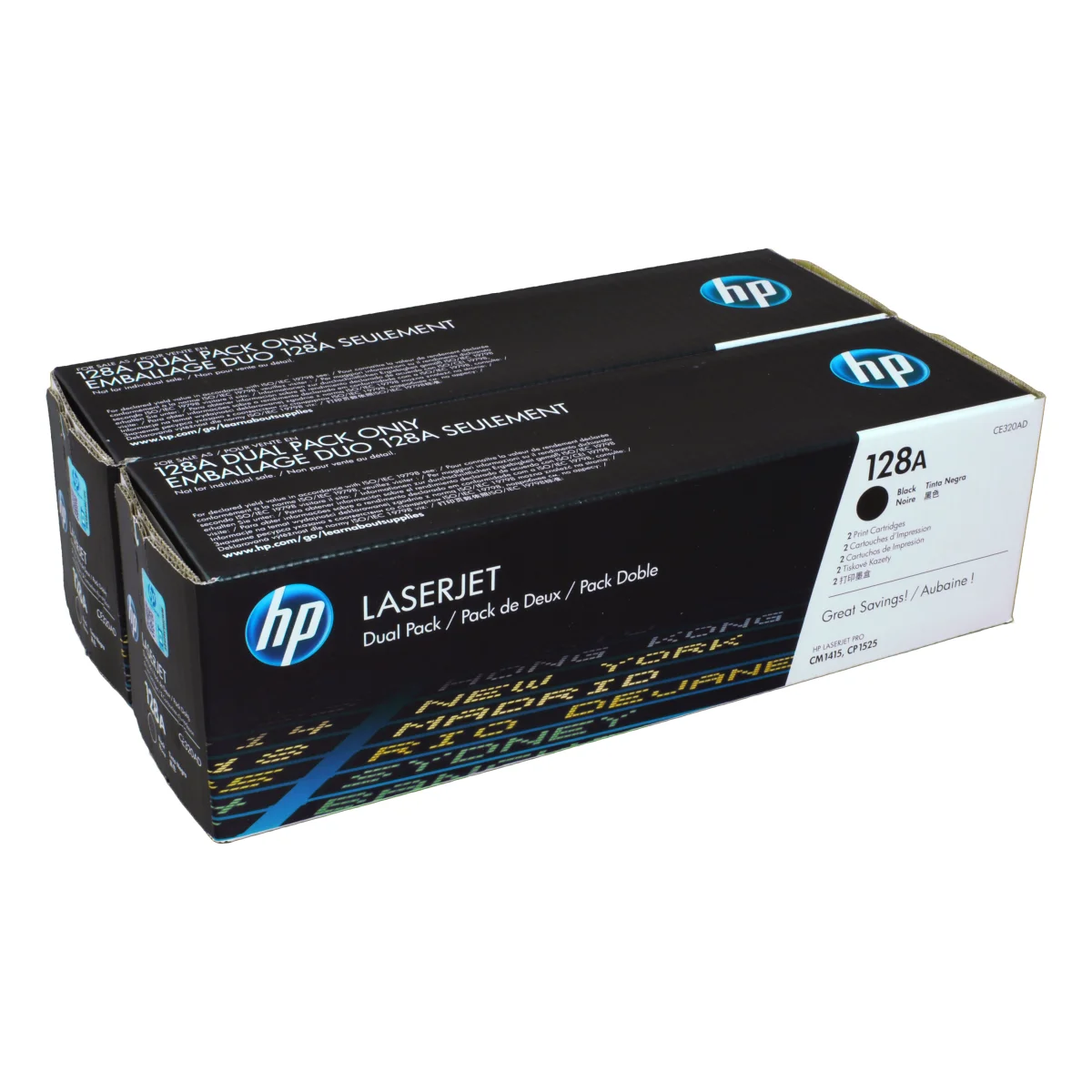 HP 128A Toner Doppelpack schwarz 4.000 Seiten (CE320AD)