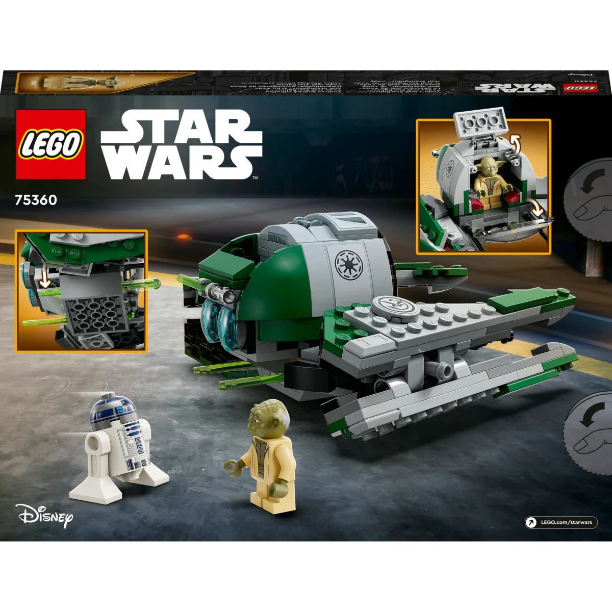 LEGO® Star Wars Yodas Jedi Starfighter 75360