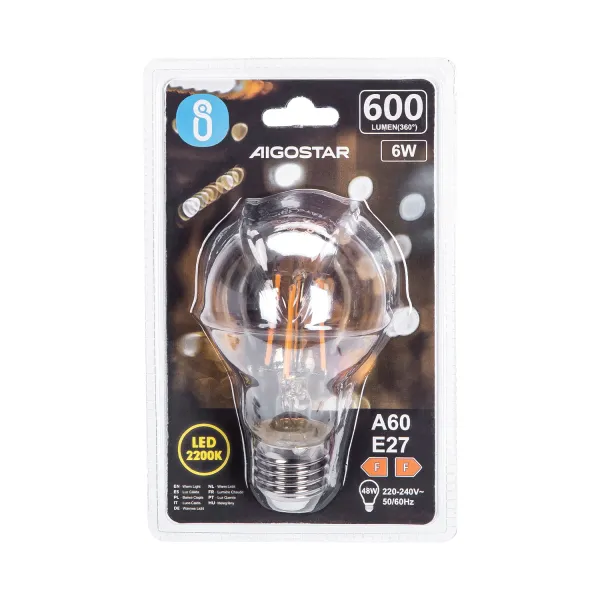 LED FILAMENT 'Classic', 6W, E27