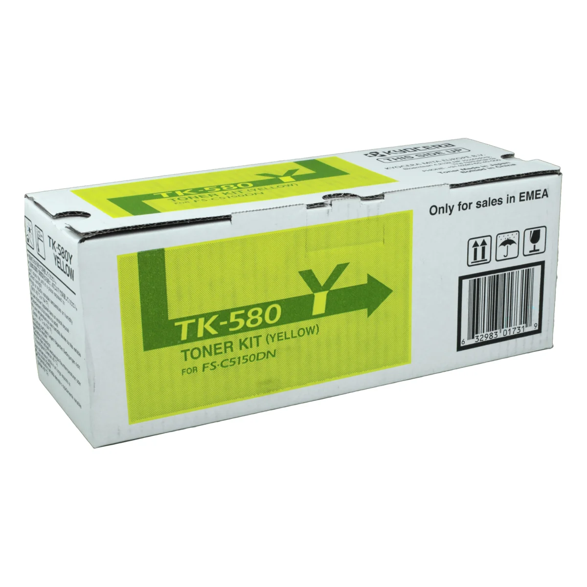 Kyocera Mita TK-580Y Toner gelb 2.800 Seiten (1T02KTANL0)