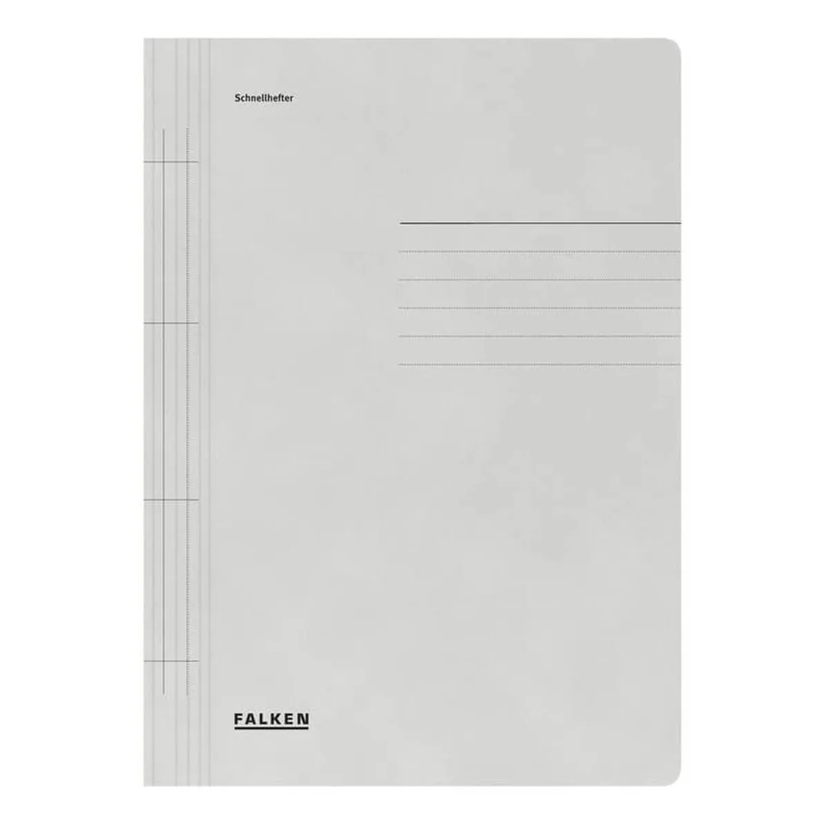 Falken Schnellhefter - A4, 250 Blatt, Manilakarton (RC), grau