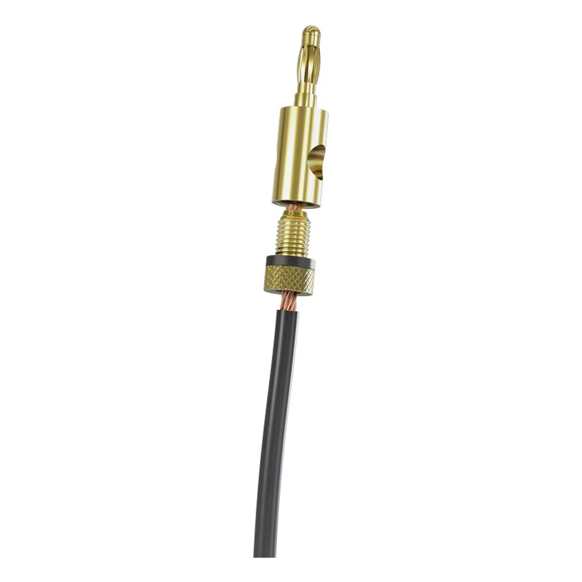 Goobay Bananenstecker mit Schraubanschluss