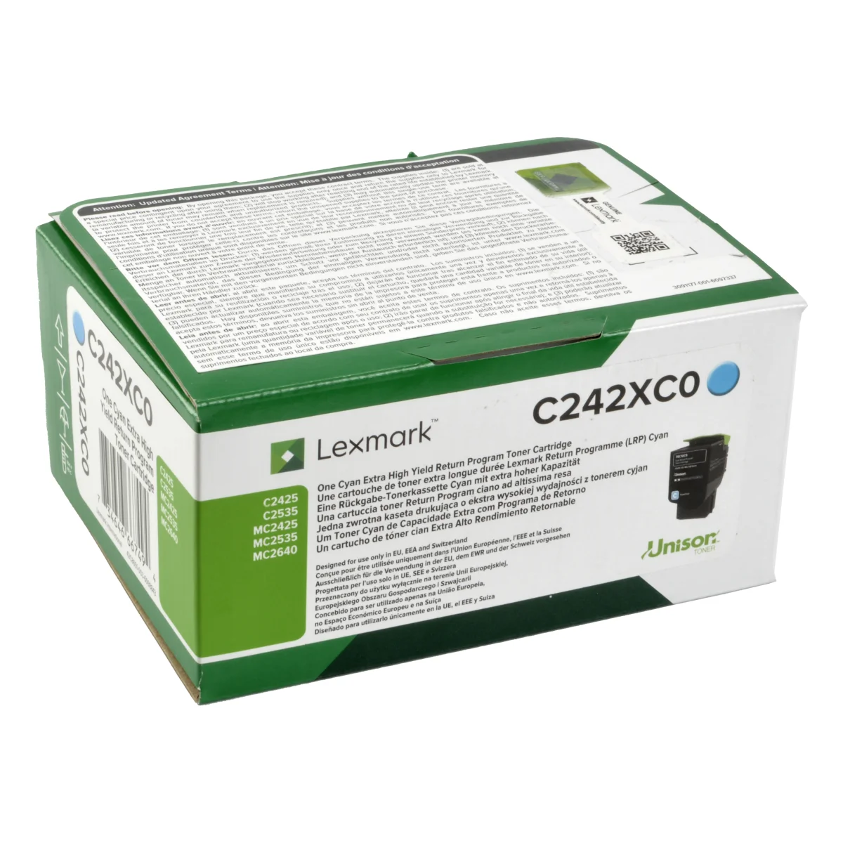 Lexmark Toner C242XC0 cyan