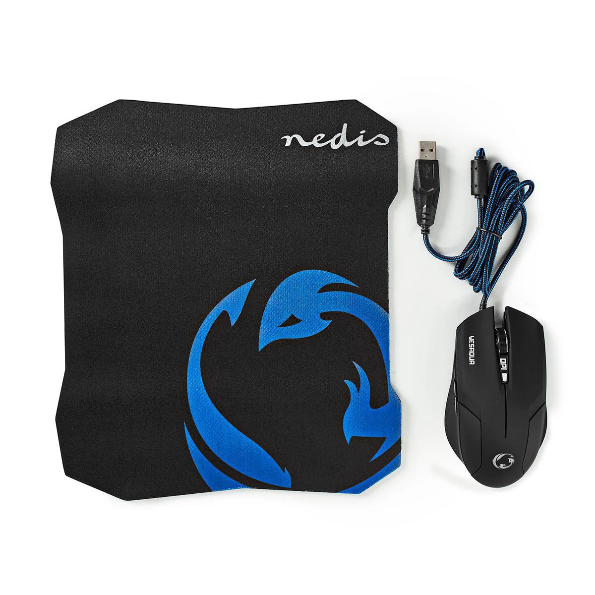Nedis Gaming Mouse & Mouse Pad Set