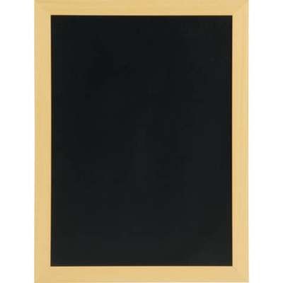 Kreidetafel Holzrahmen - schwarz, 30 x 40 cm, inkl. Kreidestift