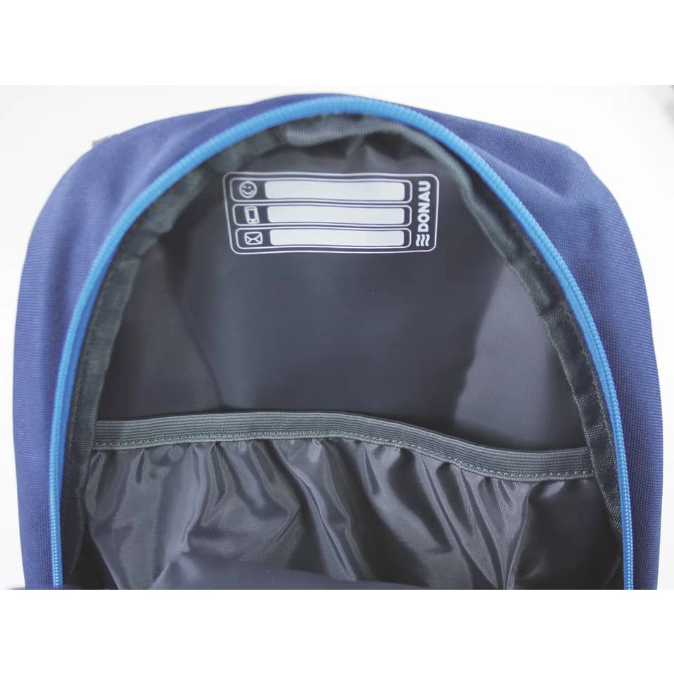 DONAU Kinderrucksack Freizeit blau - 26 x 36 x 12 cm