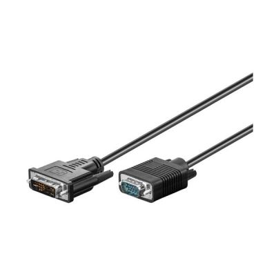 Goobay DVI-I/VGA Full HD Kabel, vernickelt