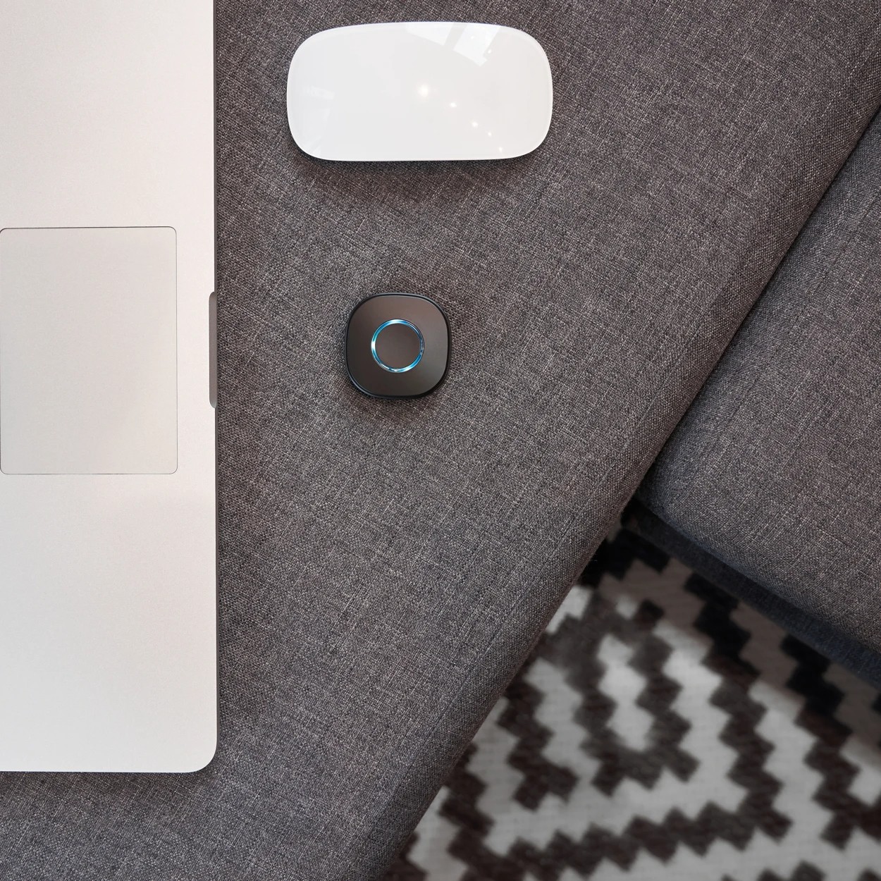 Home Shelly Plug & Play “Blu Button1“ Bluetooth Schalter & Dimmer Schwarz