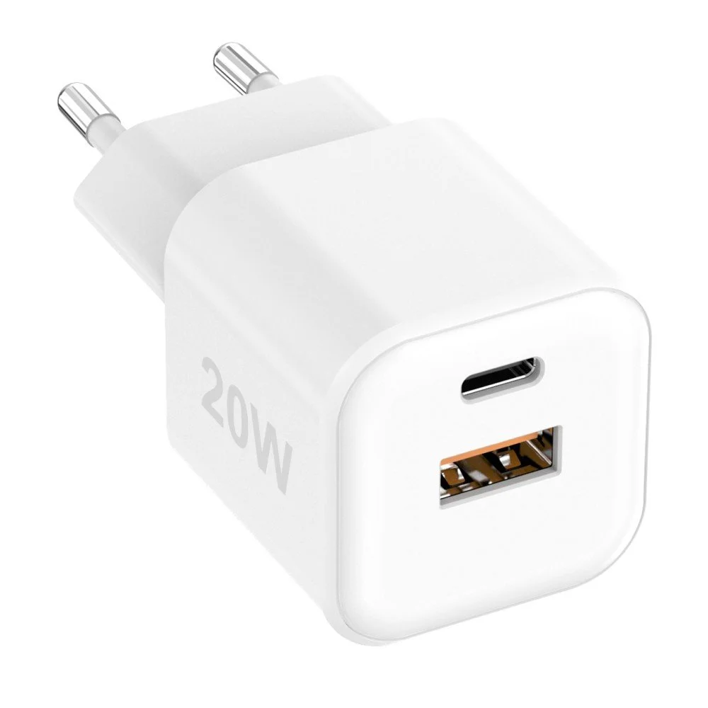 Fontastic Netzteil MINI GaNto 20W Type-C PD + USB-A FC weiß