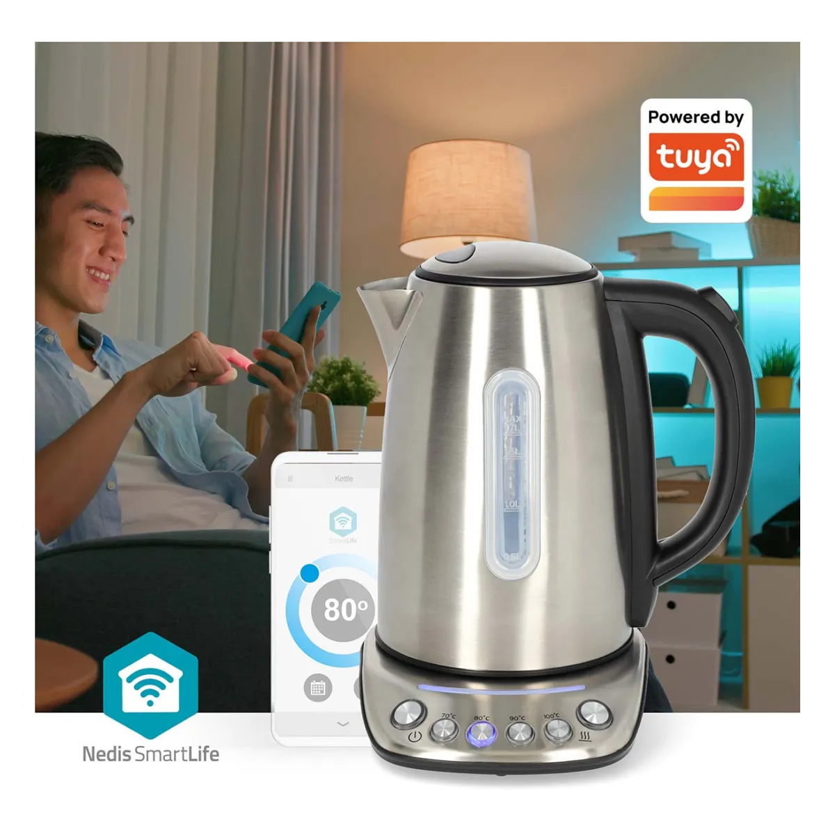 Nedis SmartLife Wasserkocher Nedis SmartLife Wasserkocher
