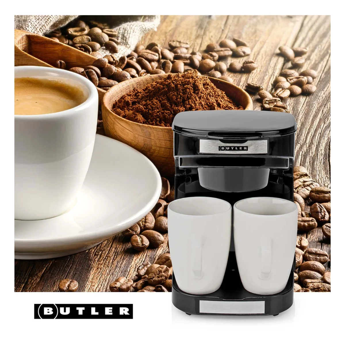 Butler kompakte Kaffeemaschine 0,25 ltr., 450W