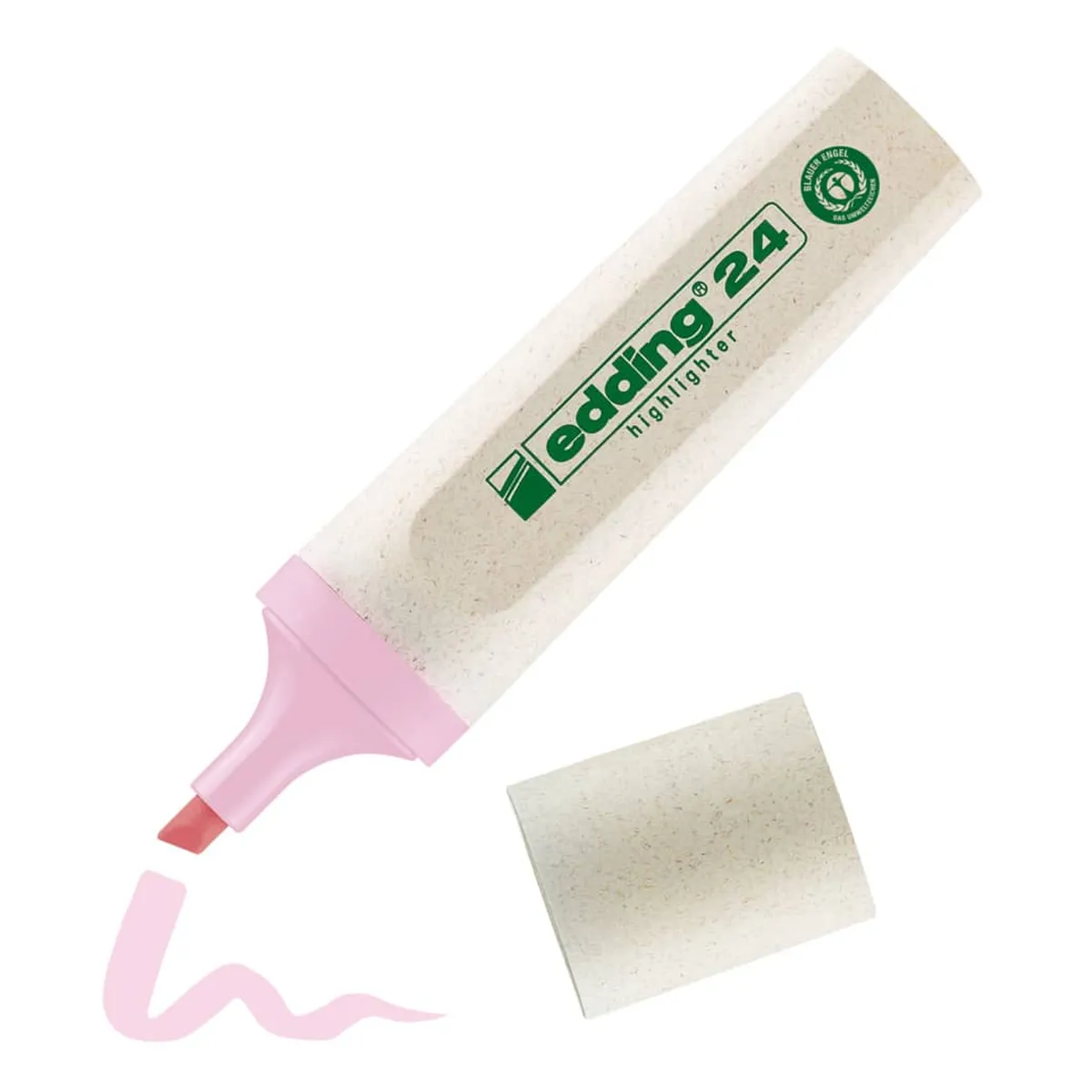 Edding 24 EcoLine Textmarker - nachfüllbar, pastellrosa