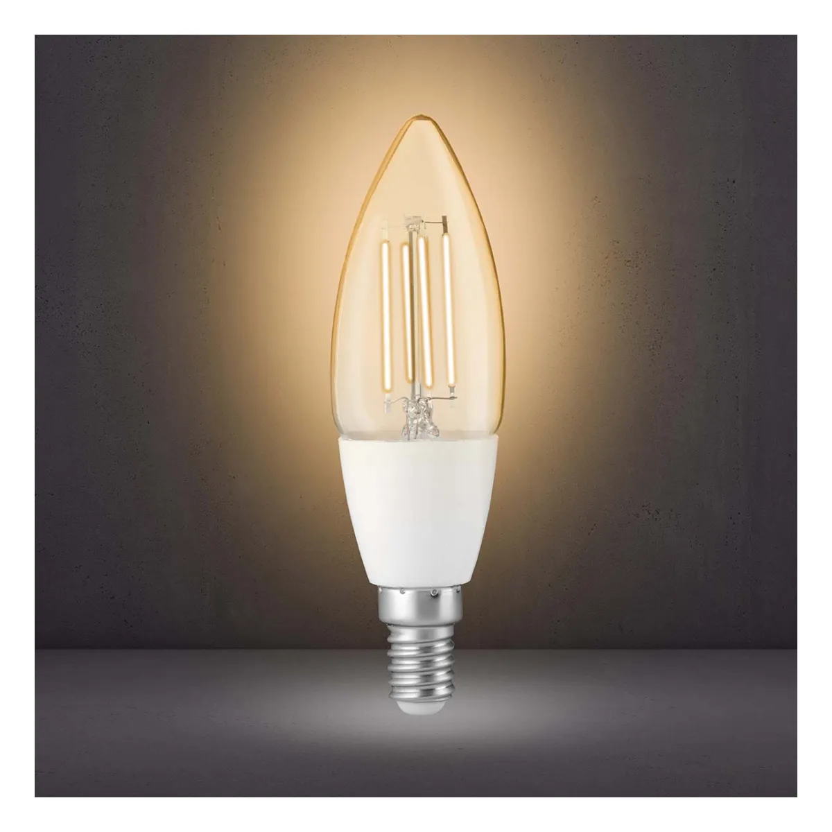 Alecto SMARTLIGHT130 Smart-Filament-LED-Lampe mit Wi-Fi