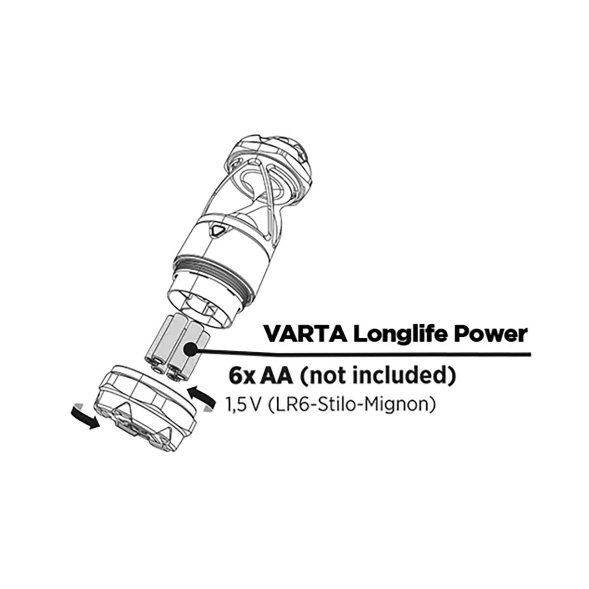 Varta LED-Taschenlampe