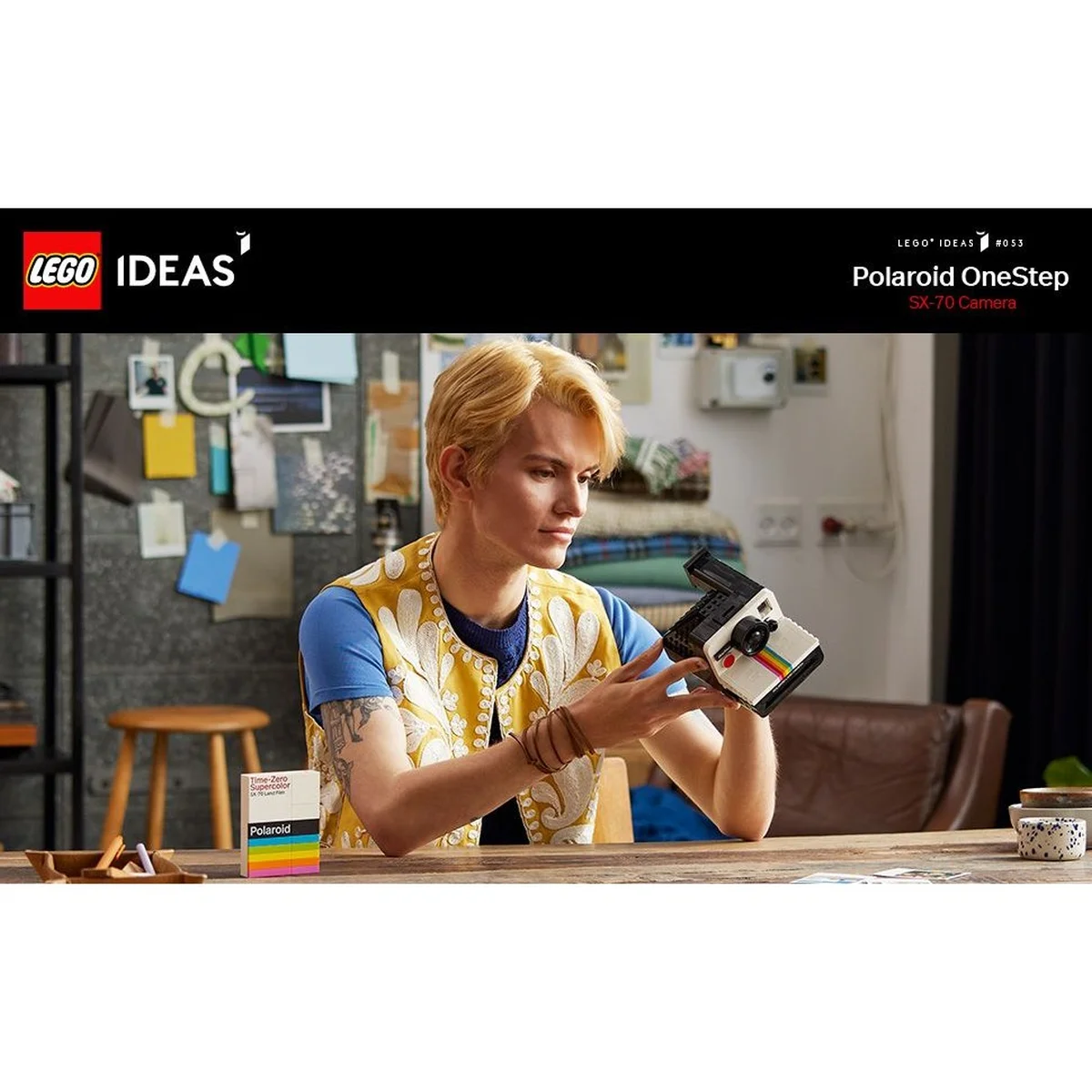 LEGO® Ideas Polaroid OneStep SX-70 Sofortbildkamera 21345 LEGO® Ideas Polaroid OneStep SX-70 Sofortbildkamera 21345