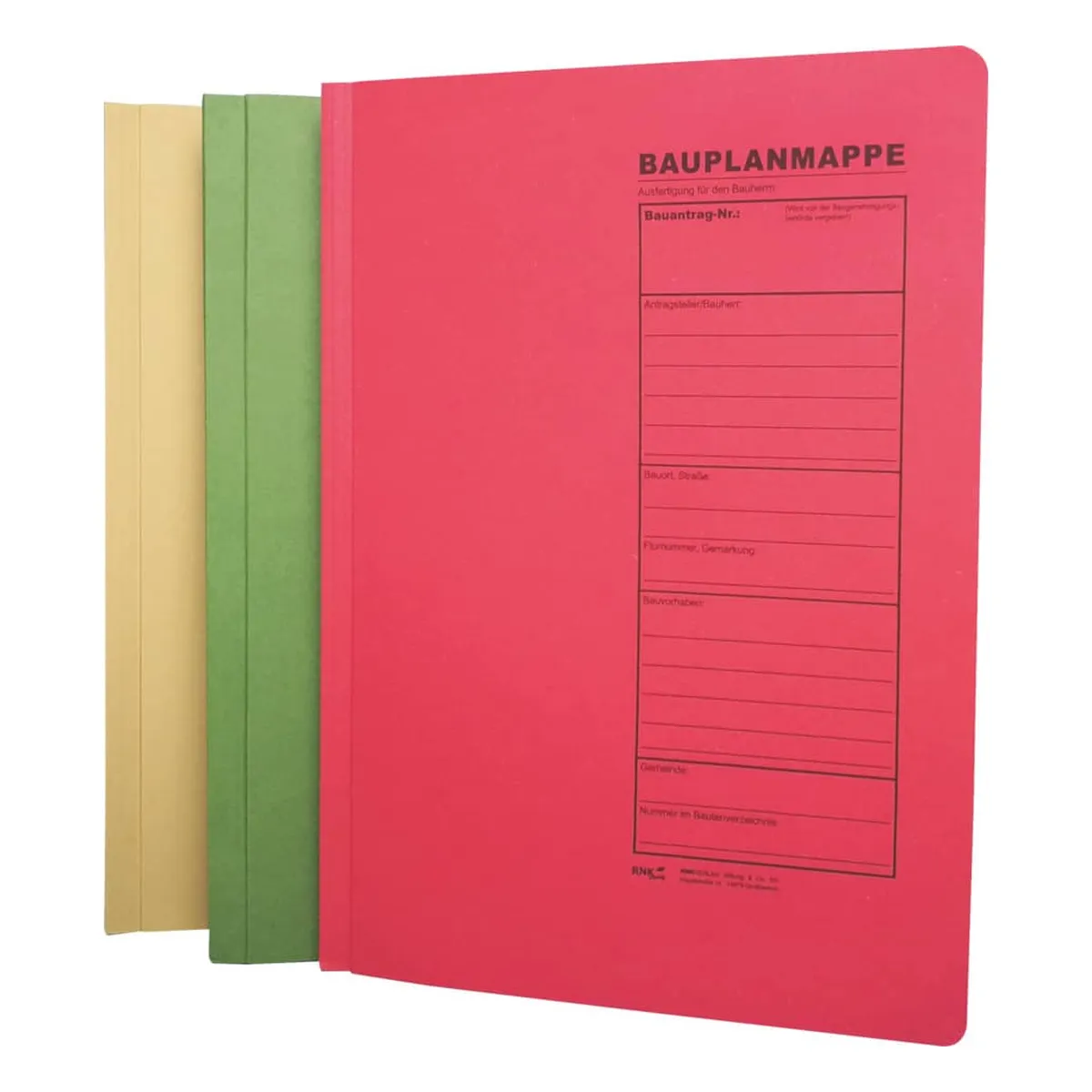 RNK Verlag Bauplanhefter - für Bauantragsverfahren, Pack à 3 Stück