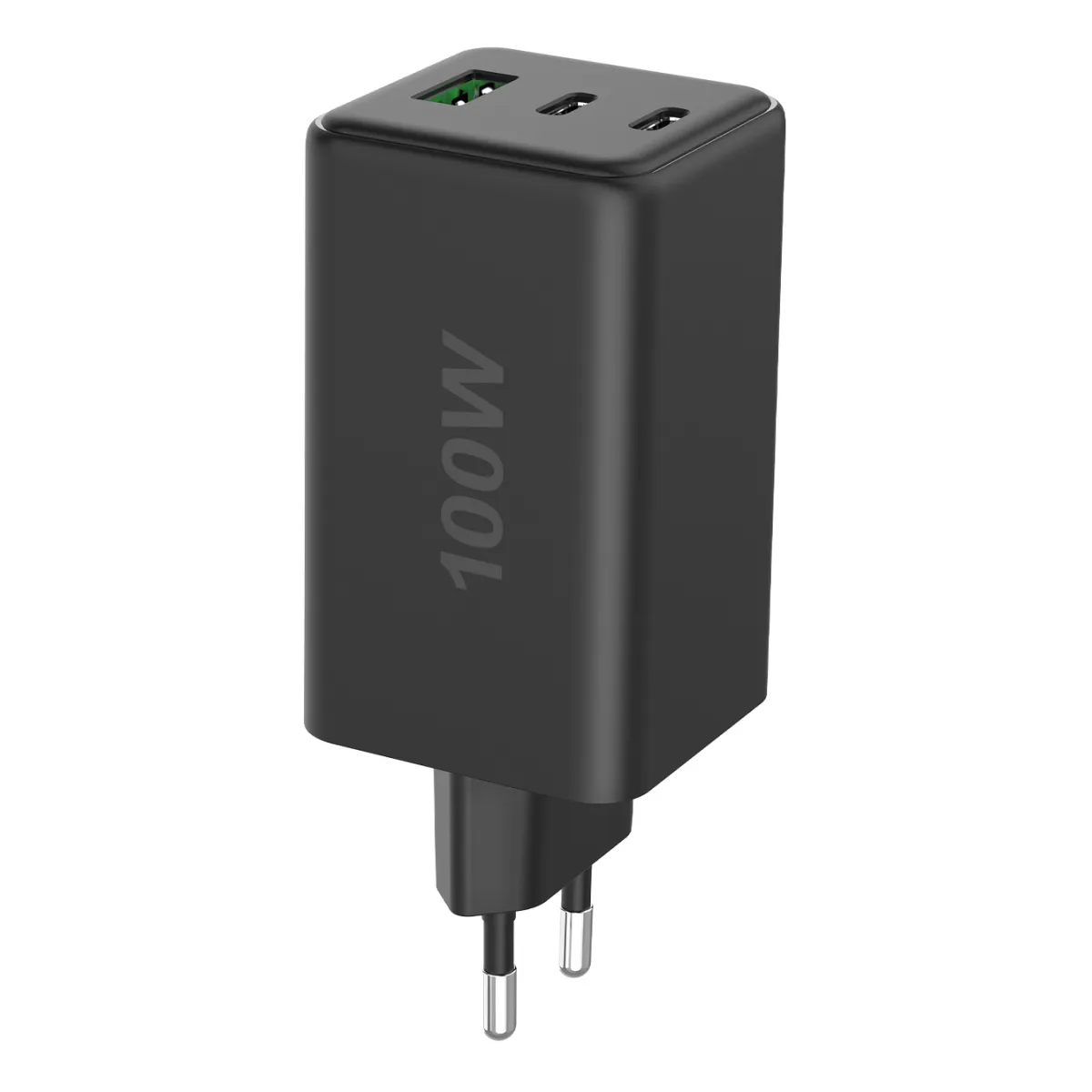 Fontastic Netzteil GAN 100W, 2 x Typ-C + USB-A schwarz