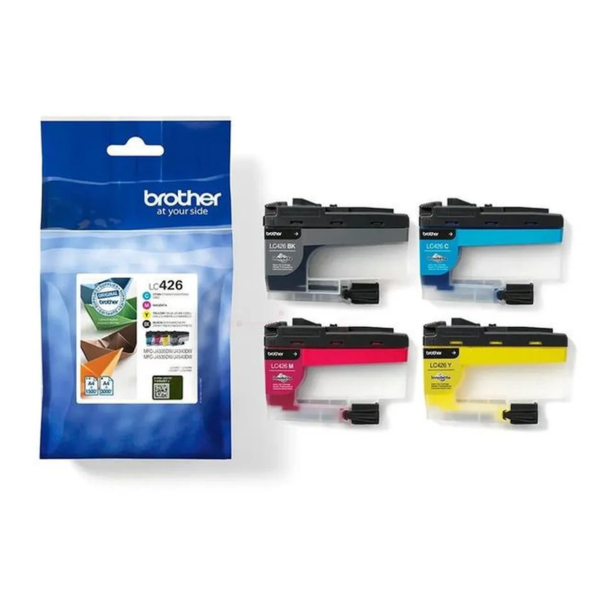 Druckerpatronen MultiPack Brother LC-426VAL schwarz cyan magenta gelb 7.500 Seiten
