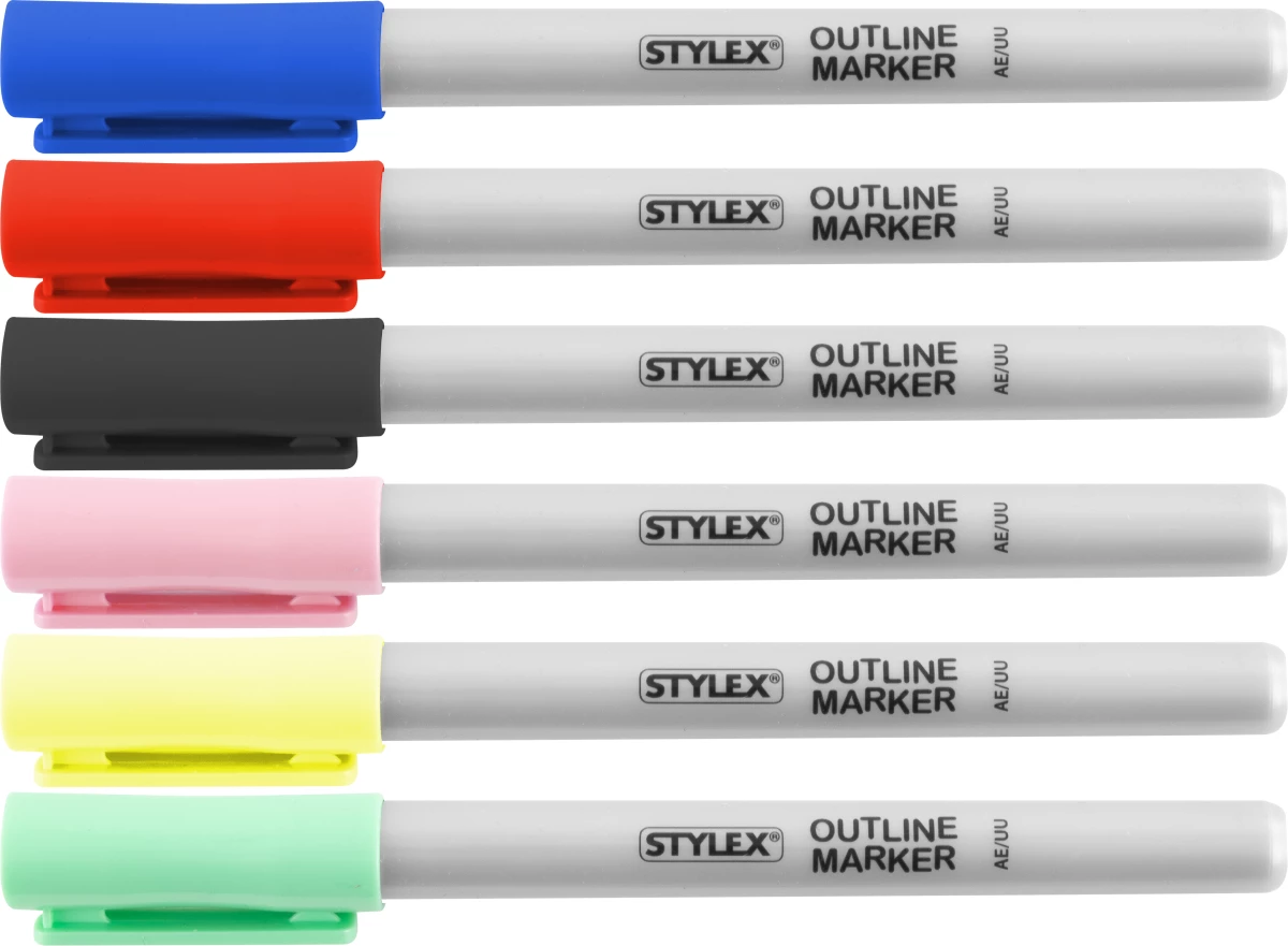 Stylex Outlinemarker, 6er Set