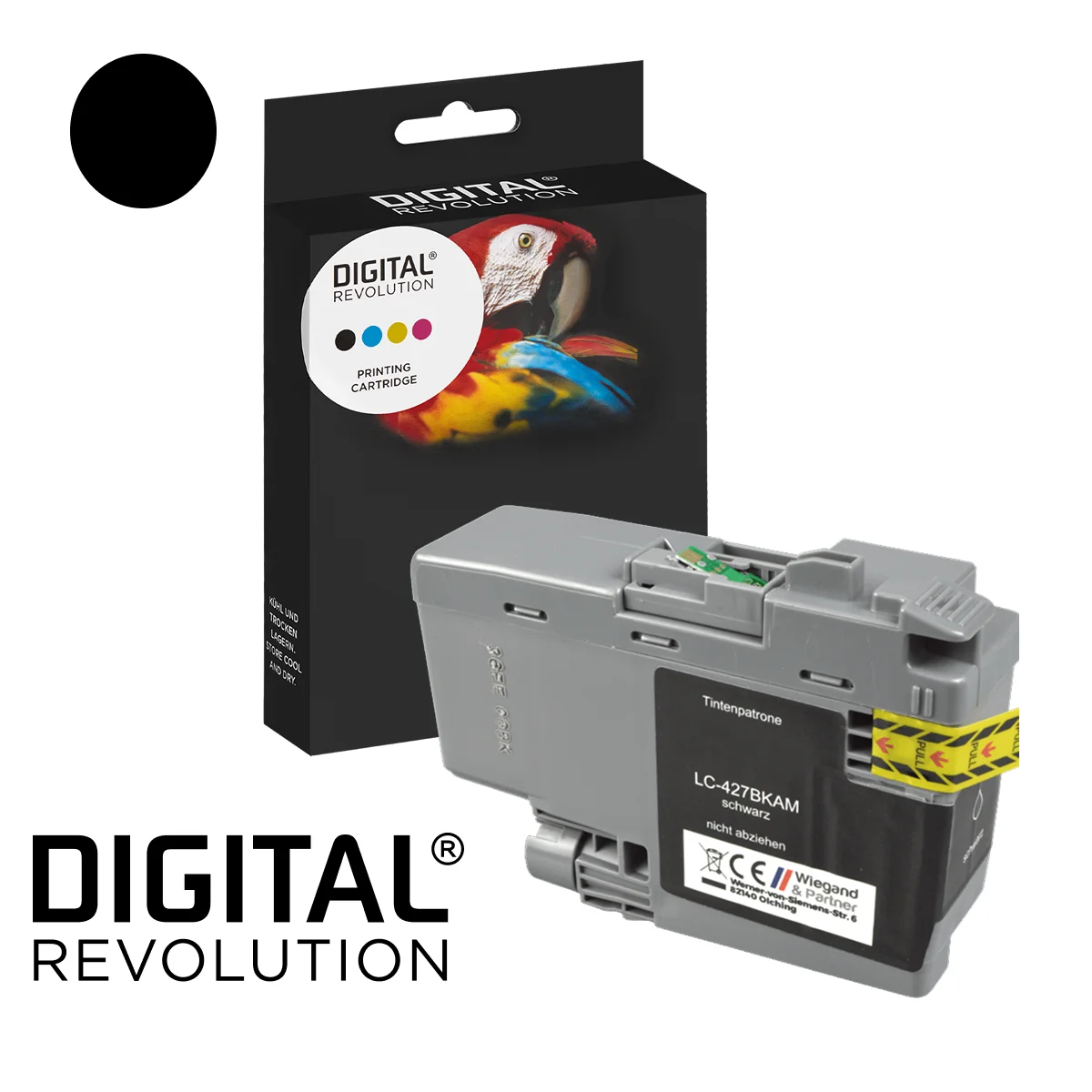Brother LC-427 - alternative XL Patrone 'schwarz' 6.000 Seiten - Digital Revolution